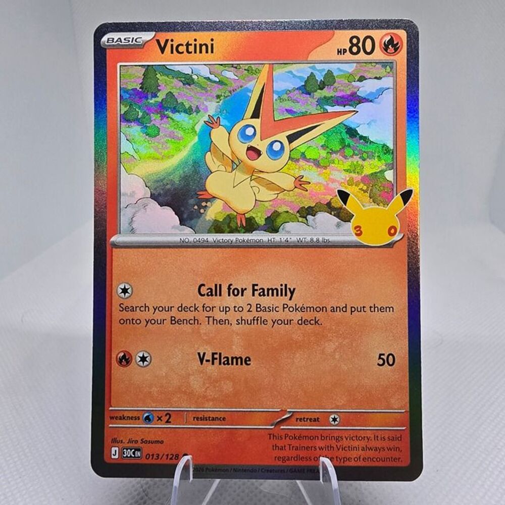 Victini #13 Pokemon 30th Celebration